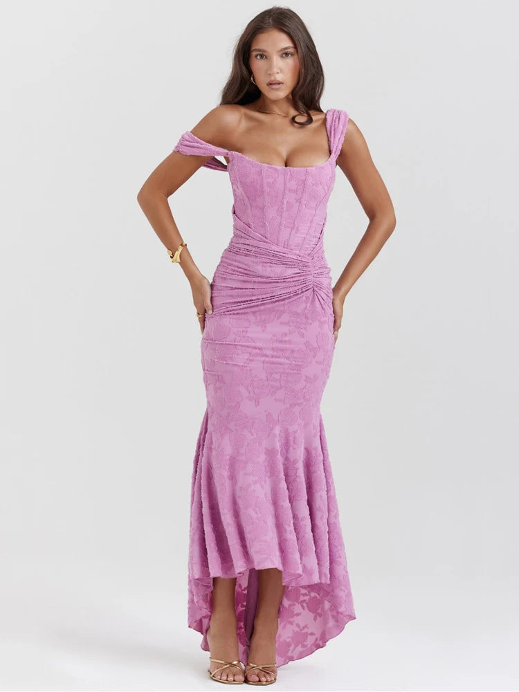 femmora Off-shoulder Evening Dress