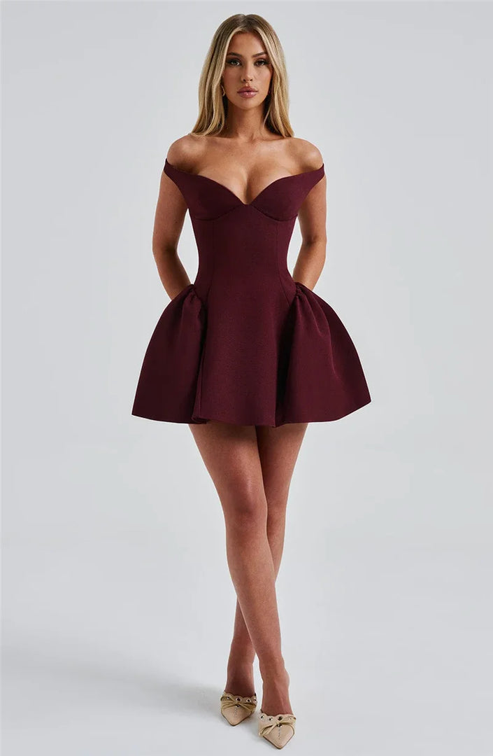 Femmora Off-shoulder Mini Dress