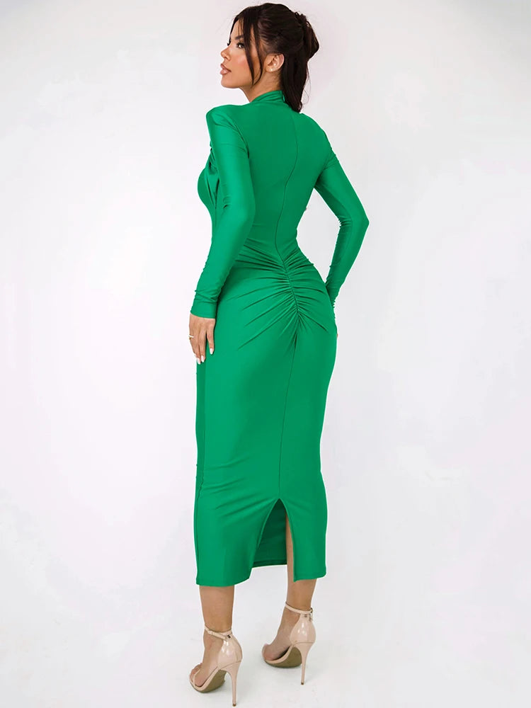 Femmora Hollow Out Maxi Dress